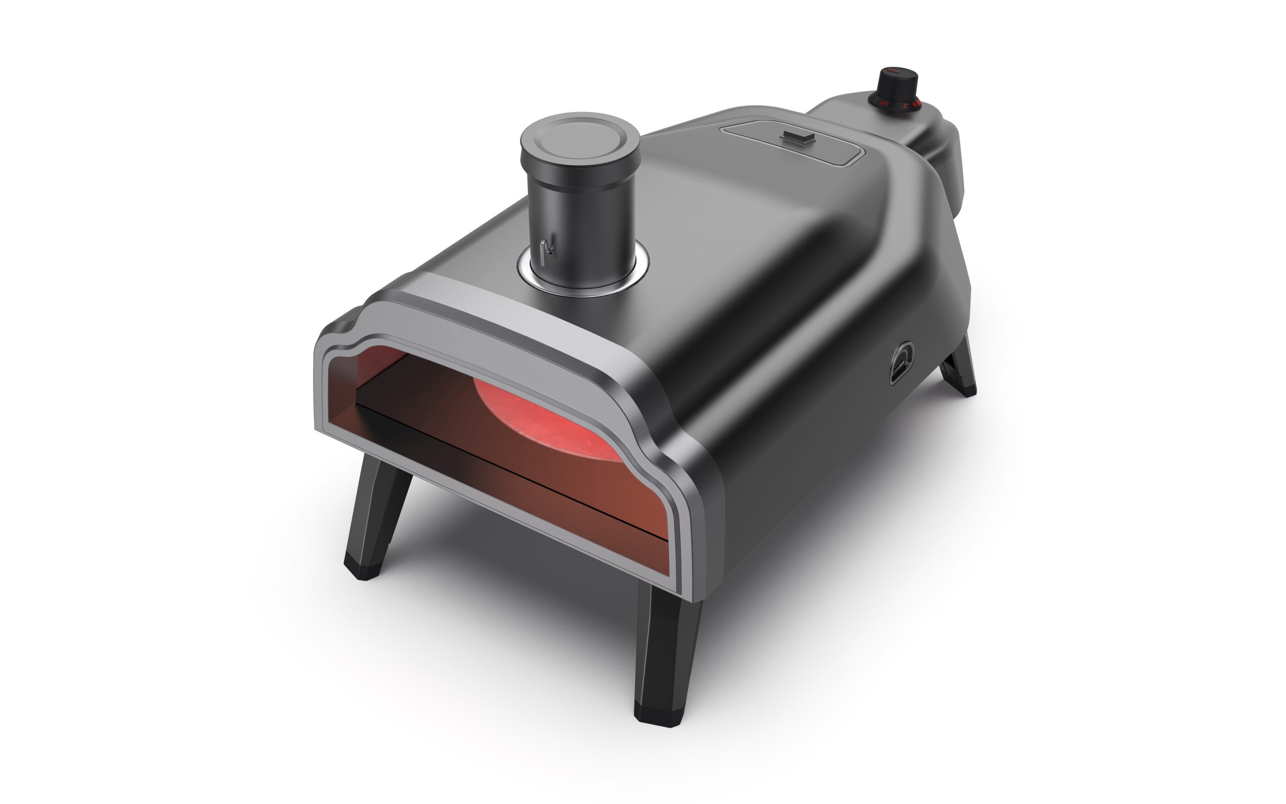 Roma Rotirajuća Pizza Peć 14 Na Drveni Pelet i Gas - Image 2